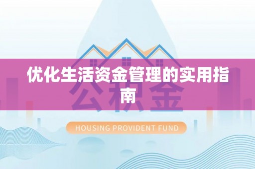 芦竹优化生活资金管理的实用指南