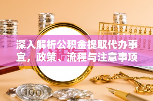 芦竹深入解析公积金提取代办事宜，政策、流程与注意事项全攻略