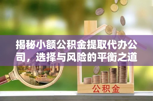 芦竹揭秘小额公积金提取代办公司，选择与风险的平衡之道